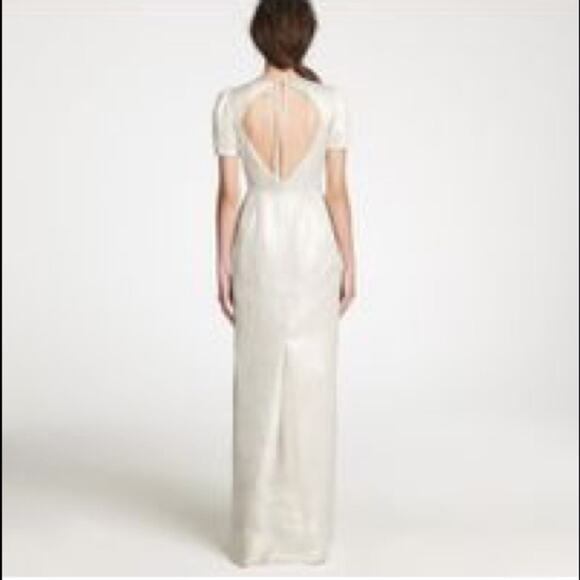J. Crew Collection Dinah Gown in Natural 4 - Picture 3 of 9